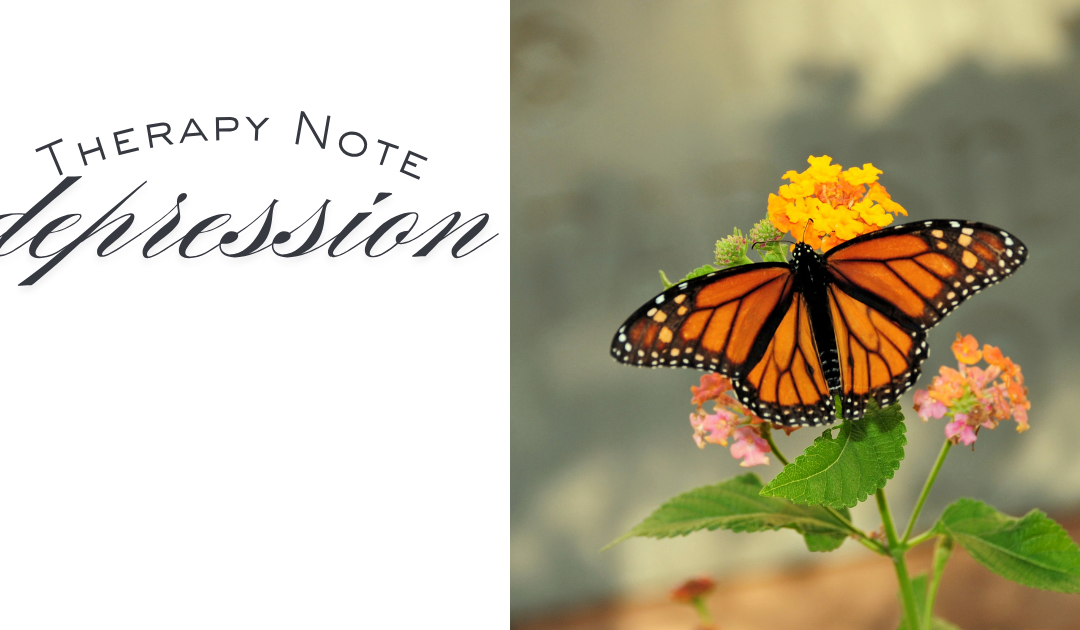 Therapy Note Depression