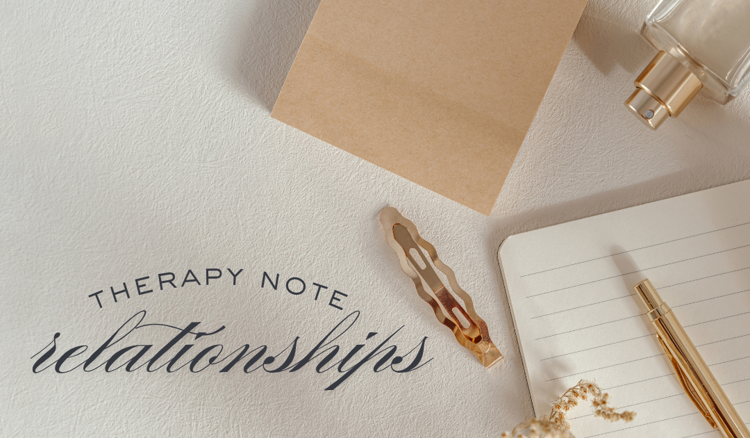 Therapy Note Relationships